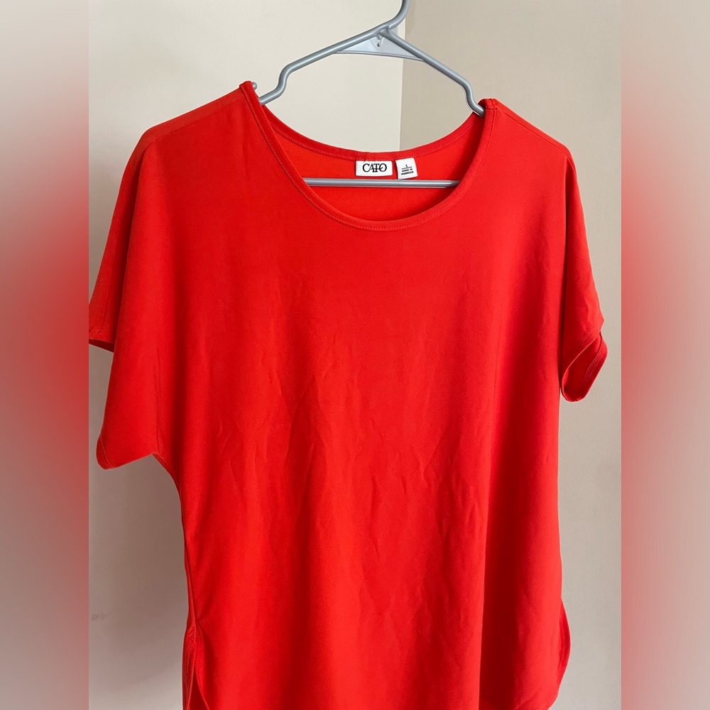 Cato Neon Orange Blouse